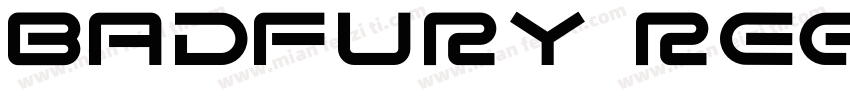 Badfury Regular字体转换